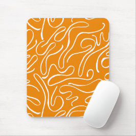 Mousepad Padrão de Vibes de abstrato