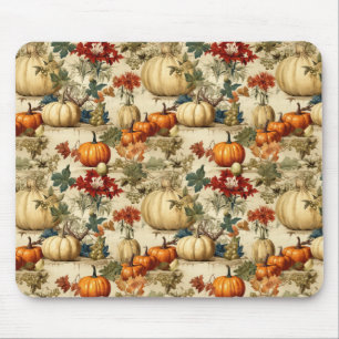 Mousepad Padrão de Vintage de Ação de Graças Floral (10)