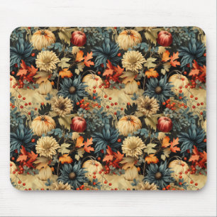 Mousepad Padrão de Vintage de Ação de Graças Floral (12)