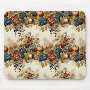 Mousepad Padrão de Vintage de Ação de Graças Floral (9)