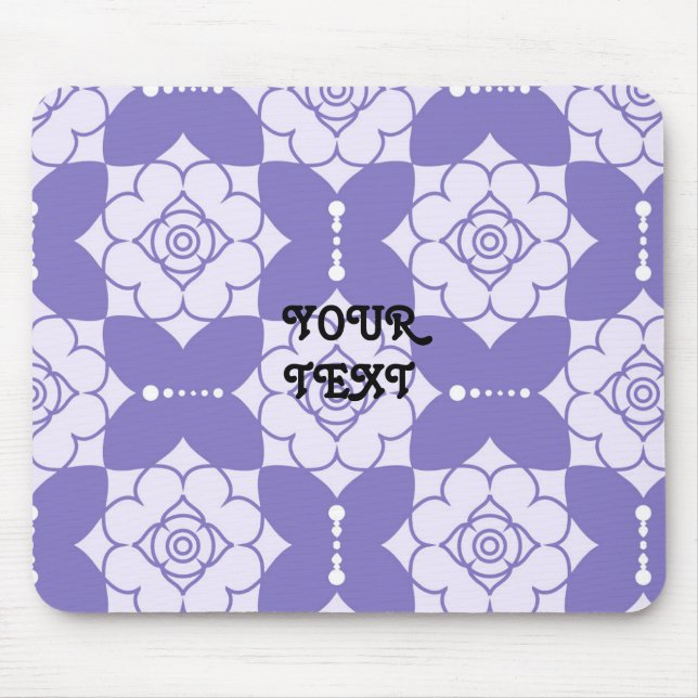 Mousepad Padrão de Vintage Elegante (Frente)