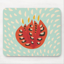 Mousepad Padrão decorativo de Abstrato Tulipas