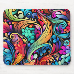Mousepad Padrão decorativo de Paisley