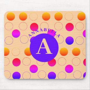 Mousepad Padrão do Abstrato Bolinhas