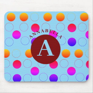 Mousepad Padrão do Abstrato Bolinhas