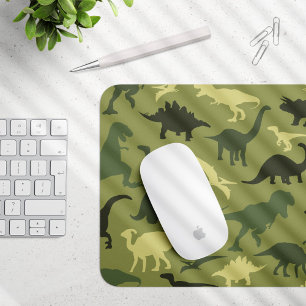 Mousepad Padrão do Dinossauro, Silhueta do Dinossauro, Dino