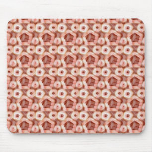Mousepad Padrão do Hexágono Vermelho