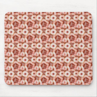 Mousepad Padrão do Hexágono Vermelho