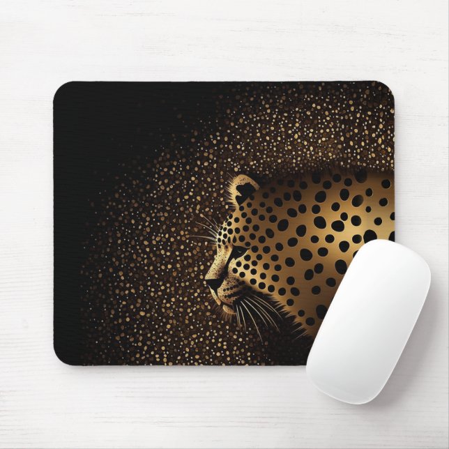 Mousepad Padrão do Jaguar Dourado            (Com mouse)