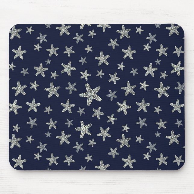 Mousepad Padrão Do Mar De Starfish (Frente)