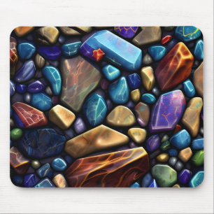 Mousepad Padrão do mosaico da pedra colorida