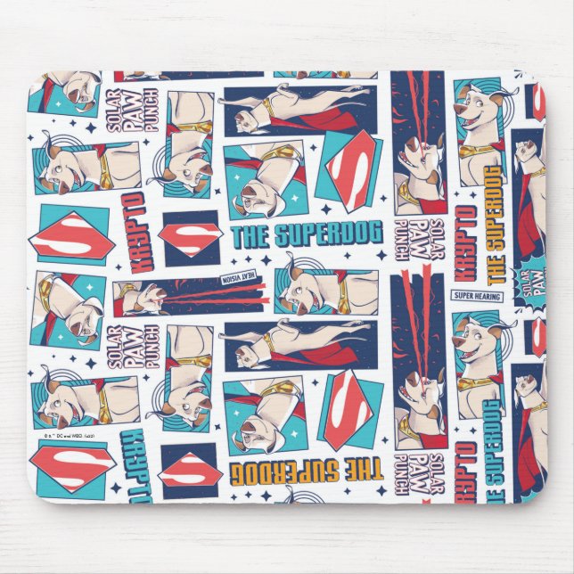 Mousepad Padrão do painel de músicas Krypto (Frente)