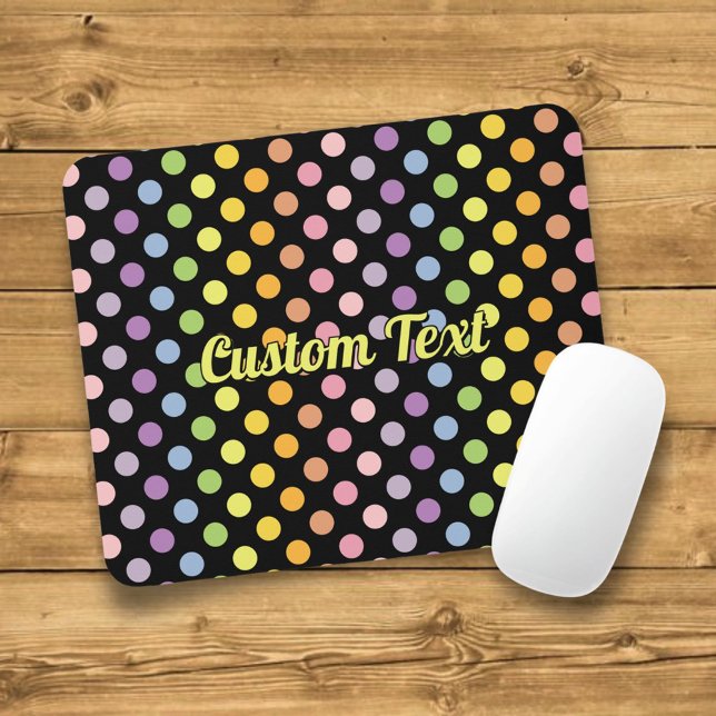 Mousepad Padrão do Rainbow Bolinhas (Criador carregado)
