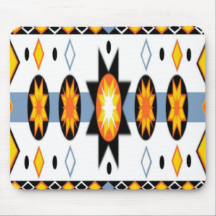 Mousepad Padrão do Sol Nativo Americano