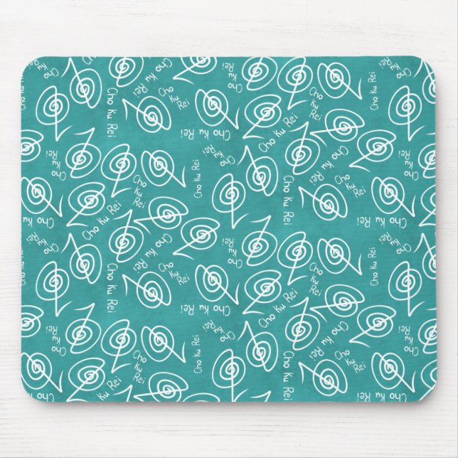 Mousepad Padrão dos símbolos Reiki - Pad do mouse de cura r (Frente)