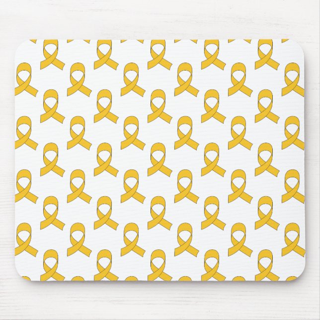 Mousepad Padrão Dourado de fita (Frente)