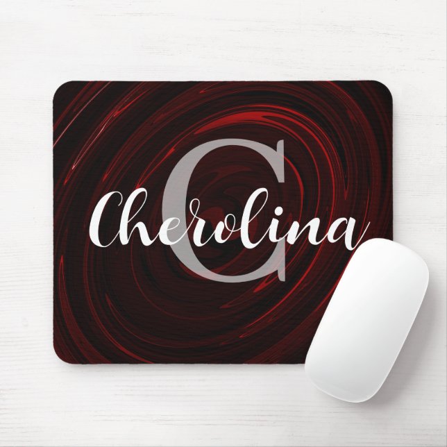 Mousepad Padrão Elegante Personalizado de Redemoinho Inicia (Com mouse)