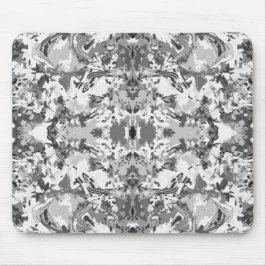 Mousepad Padrão Exclusivo de Preto e Branco Abstrack