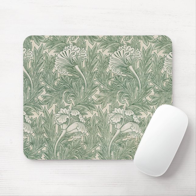 Mousepad Padrão Flor, William Morris (Com mouse)