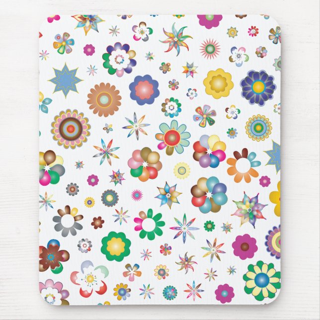 Mousepad Padrão Floral (Frente)