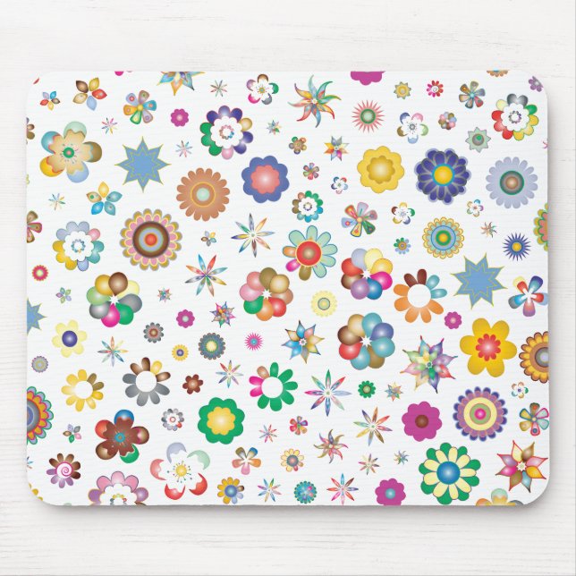 Mousepad Padrão Floral (Frente)