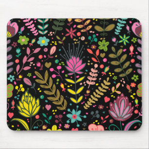 Mousepad Padrão Floral de Superfície - Papel de parede Flor