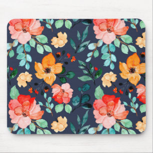 Mousepad Padrão Floral de Superfície - Primavera decorativa