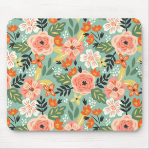 Mousepad Padrão Floral do Jardim