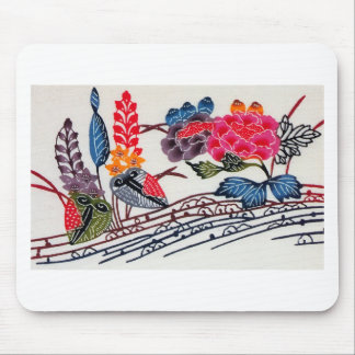 Mousepad Padrão Floral do KIMONO japonês Vintage