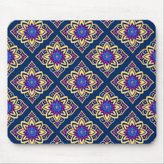 Mousepad Padrão Floral Geométrico Colorido do Boho Chic