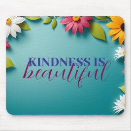 Mousepad Padrão Floral Personalizável com o teclado do mous