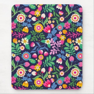 Mousepad Padrão Floral Pintado Exótico-48330