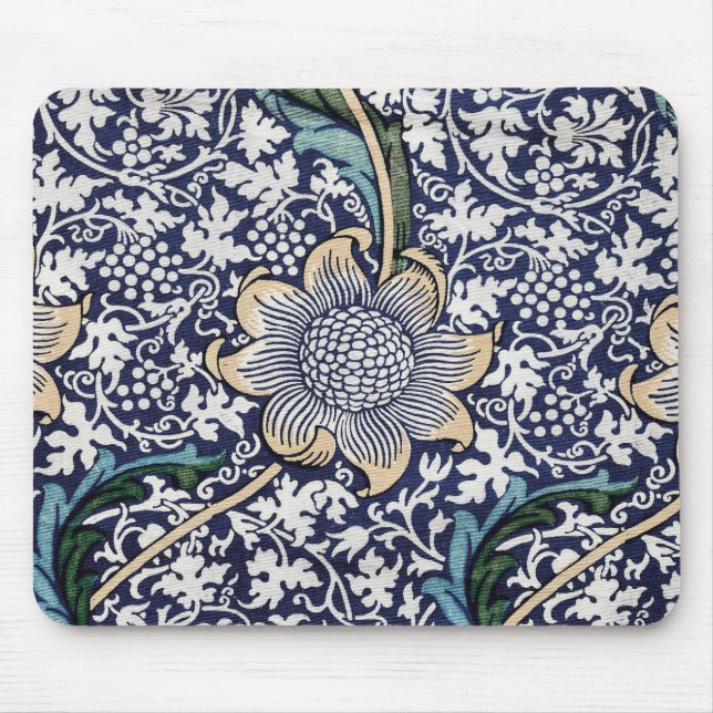 Mousepad Padrão Floral - William Morris (Frente)