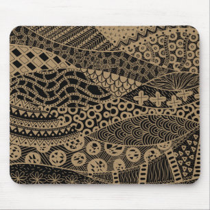 Mousepad Padrão Geométrico Abstrato Geométrico Elegante