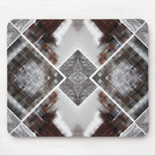 Mousepad Padrão Geométrico Abstrato no Inverno