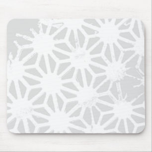 Mousepad Padrão geométrico das cinzas pálidas