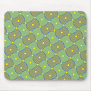 Mousepad padrão geométrico de abstrato no estilo art nouvea