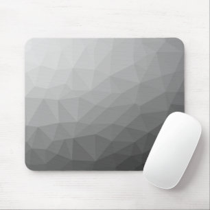 Mousepad Padrão Geométrico de Gradiente da cinza