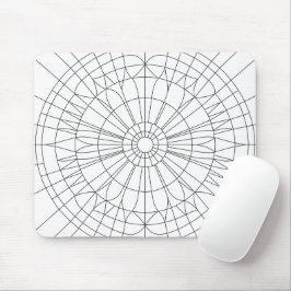 Mousepad Padrão Geométrico de Mandala
