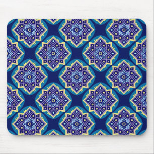 Mousepad Padrão Geométrico Floral Decorativo