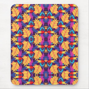 Mousepad Padrão geométrico intrincado e colorido