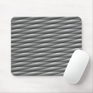 Mousepad Padrão geométrico preto-branco