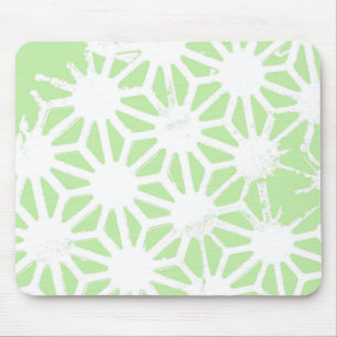 Mousepad Padrão geométrico verde da maçã
