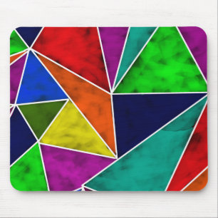 Mousepad Padrão geométrico vibrante