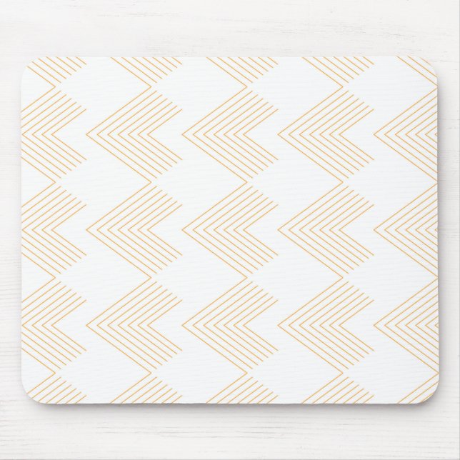 Mousepad Padrão gráfico de forma simples e moderno de seta  (Frente)