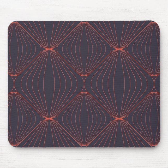 Mousepad Padrão gráfico inspirado no Natal simples e elegan (Frente)
