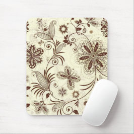 Mousepad Padrão Incolor Floral