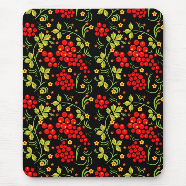 Mousepad Padrão Khokhloma (Frente)