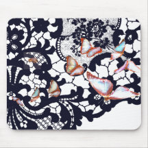 PADRÃO LACE ANTICO PRETO PADRÃO BOTTERFLY MOUSE PA