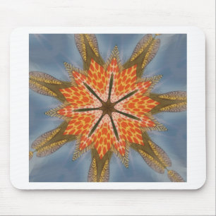 Mousepad Padrão-Leopardo abstrato: Um Efeito Caleidoscópio